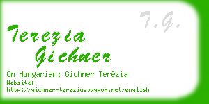 terezia gichner business card